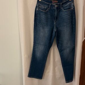 Judy Blue Dark Wash Fleece Lined Stretch Jeans